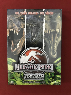 DVD - Jurassic Park Trilogia A Coleção Completa - Novo