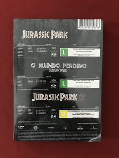 DVD - Jurassic Park Trilogia A Coleção Completa - Novo - comprar online