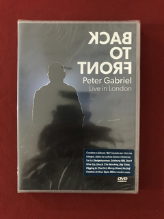 DVD - Back To Front Peter Gabriel Live In London - Novo