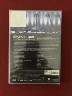 DVD - Back To Front Peter Gabriel Live In London - Novo - comprar online