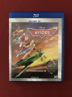 Blu-ray 3D - Aviões - Disney - Seminovo