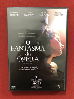 DVD - O Fantasma Da Ópera - Gerard Butler - Seminovo