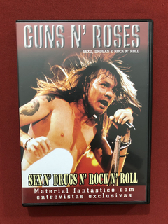DVD - Guns N' Roses Sex N' Drugs N' Rock N' Roll - Seminovo