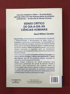 Livro - Senso Crítico - David W. Carraher - Ed. Thomson - comprar online