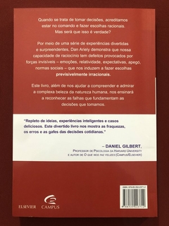 Livro - Previsivelmente Irracional - Dan Ariely - Editora Campus - Seminovo - comprar online