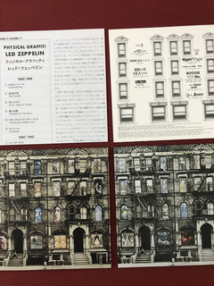 Cd Duplo - Led Zeppelin - Physical Graffiti - Japonês - Semi - Sebo Mosaico - Livros, DVD's, CD's, LP's, Gibis e HQ's