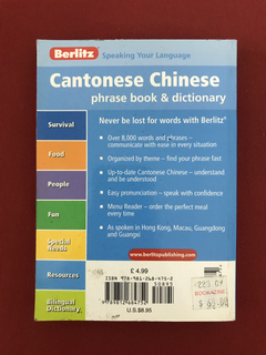 Livro- Cantonese Chinese - Phrase Book & Dictionary- Berlitz - comprar online