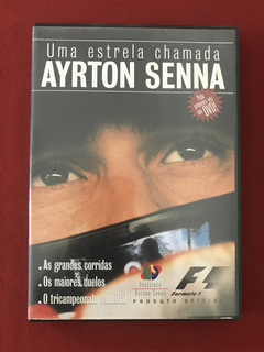 DVD - Uma Estrela Chamada Ayrton Senna - Seminovo