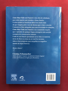 Livro - Como Dizer Tudo Em Francês - Ron Martinez - Seminovo - comprar online
