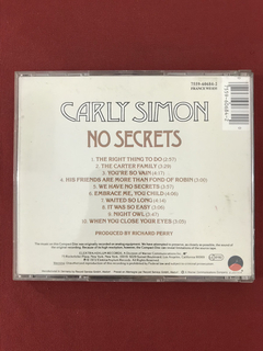 CD - Carly Simon - No Secrets - 1972 - Importado - Seminovo - comprar online