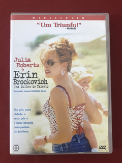 DVD - Erin Brockovich Uma Mulher De Talento - Seminovo