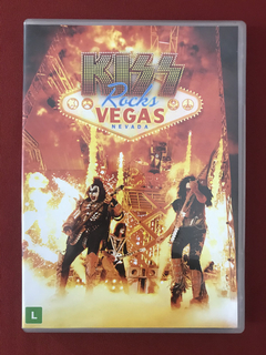 DVD - Kiss Rocks Vegas - Seminovo