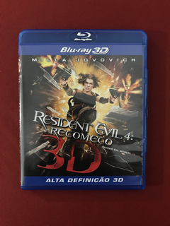 Blu-ray - Resident Evil 4: Recomeço 3D - Seminovo