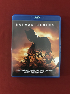 Blu-ray - Batman Begins - Dir: Christopher Nolan - Seminovo