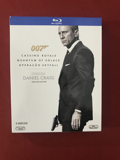Blu-ray - 007 Coleção Daniel Craig 3 Discos - Seminovo