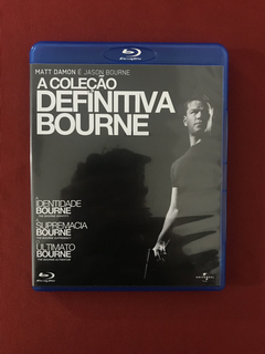 Blu-ray - A Coleção Definitiva Bourne 3 Discos - Seminovo