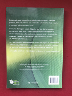 Livro - Manual De Macroeconomia Para Concursos - Seminovo - comprar online