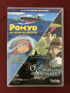 DVD Duplo- Ponyo Amizade Que Veio Do Mar- O Castelo Animado