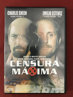 DVD - Censura Máxima - Charlie Sheen - Emilio Estevez