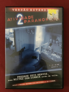 DVD - Atividade Paranormal 2 Versão Estendida