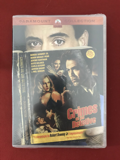 DVD - Crimes De Um Detetive - Robert Downey Jr - Novo