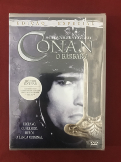 DVD - Conan O Bábaro - Schwarzenegger - Novo