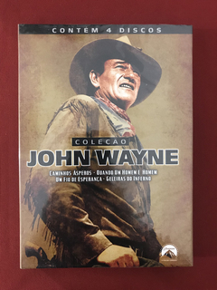DVD 4 Discos - Coleção John Wayne - Novo