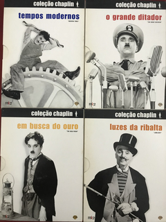 DVD - Box Coleção Chaplin - Volume Um - 8 Discos - Sebo Mosaico - Livros, DVD's, CD's, LP's, Gibis e HQ's