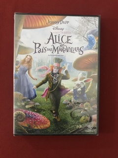 DVD - Alice No País Das Maravilhas - Dir: Tim Burton - Semin