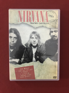 DVD - Nirvana Teatro Castello Roma 1991 - Seminovo