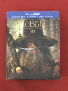 Blu-ray- Box O Hobbit - Uma Jornada Inesperada 3D - Seminovo