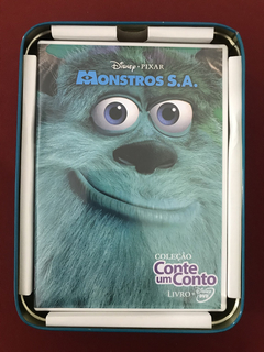 DVD - Box Lata Monstros S.A. - Livro + DVD - Disney na internet