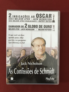 DVD - As Confissões De Schmidt - Jack Nicholson