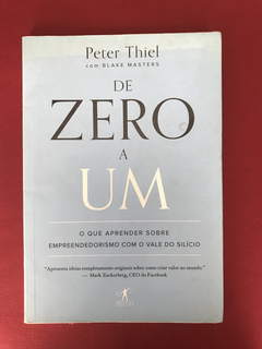 LIvro - De Zero A Um - Peter Thiel - Ed. Objetiva
