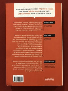 Livro - Receita Previsível - Aaron Ross - Marylou Tyler - Autêntica - Seminovo - comprar online