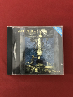 CD - Sepultura - Chaos A.D. - 1993 - Nacional - Seminovo