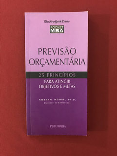 Livro - Previsão Orçamentária - Norman Moore - Publifolha