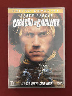 DVD - Coração de Cavaleiro - Heath Ledger - Novo