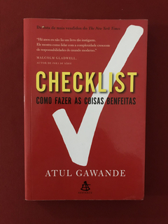 Livro - Checklist - Atul Gawande - Ed. Sextante - Seminovo
