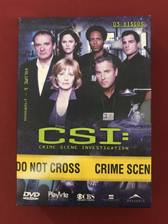 DVD - Box CSI - Volume 1 - 1ª Temporada - 3 Discos - Semin.