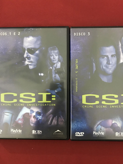 DVD - Box CSI - Volume 1 - 1ª Temporada - 3 Discos - Semin. na internet