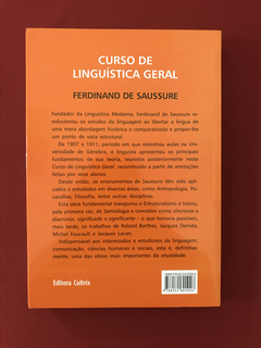 Livro - Curso De Linguística Geral - Seminovo - comprar online