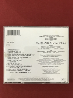 CD - The Phantom Of The Opera - Trilha - Importado - Semin - comprar online
