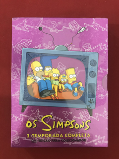 DVD - Box Os Simpsons - 3ª Temporada Completa - Novo