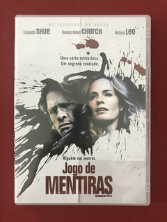 DVD - Jogo De Mentiras - Elisabeth Shue/ Melissa Leo - Semin