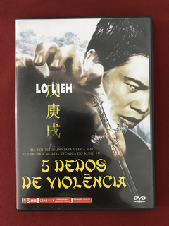 DVD - 5 Dedos De Violência - Lo Lieh - Seminovo