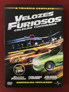 DVD - Velozes E Furiosos Coleção Turbinada 3 Discos