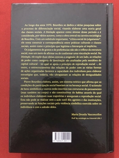 Livro - A Distinção - Pierre Bourdieu - Editora Zouk - Capa Dura - Seminovo - comprar online