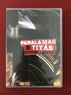 DVD - Paralamas E Titãs Juntos E Ao Vivo - Seminovo