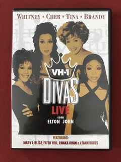 DVD - VH -1 - Divas Live Com Elton John - Seminovo